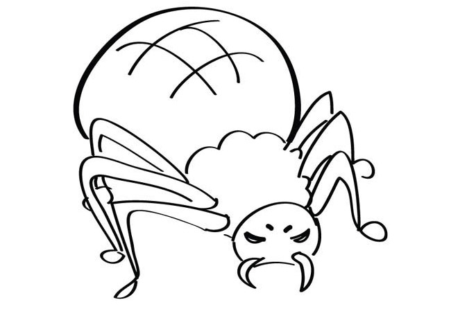Spider Shape Template - 55+ Crafts & Colouring Pages | Free ...