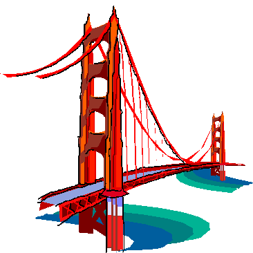 Golden Gate Bridge Clipart