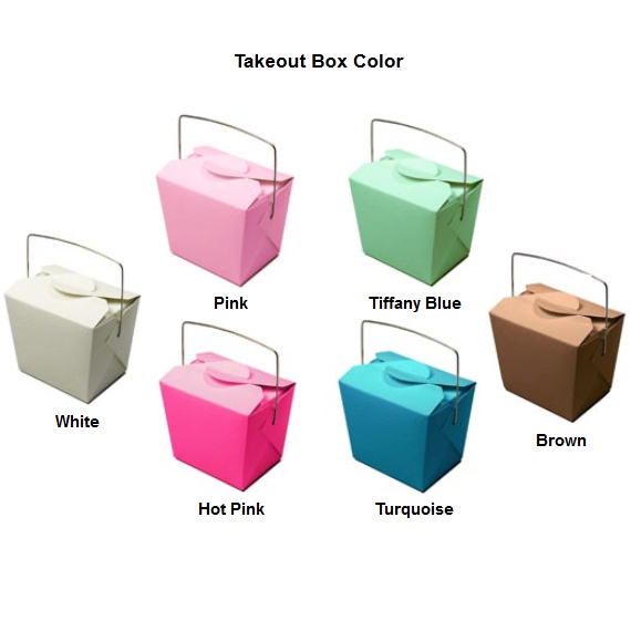 Filigree Chinese Takeout Box -12 pcs - Asian Theme Wedding Favors ...