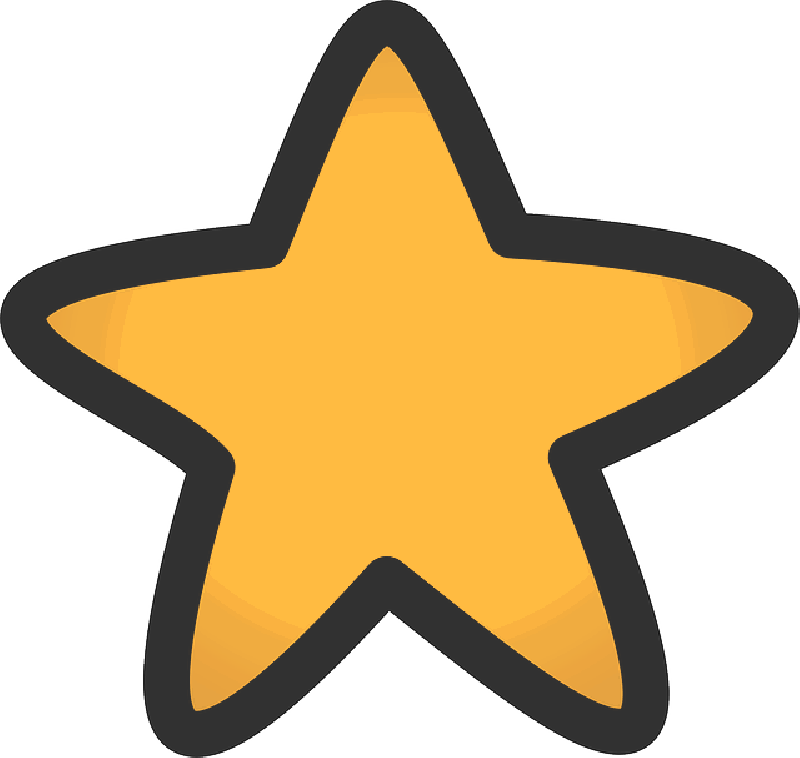 Ninja Star Symbol Cartoon