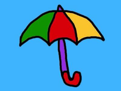 How to Draw U for Umbrella: Clip - 1:03 min - Let us know How to ...