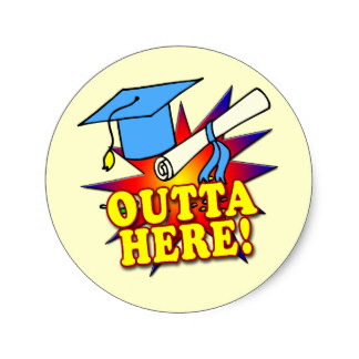 Outta Here Stickers | Zazzle