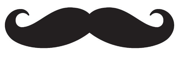 French mustache clipart