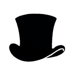 Mad hatter top hat clipart