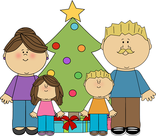 Christmas Family Clipart