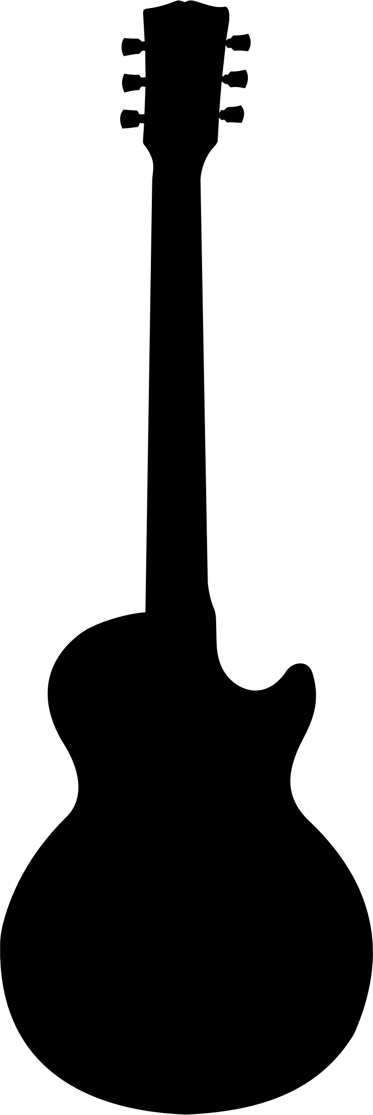 Clipart - Guitar Silhouette