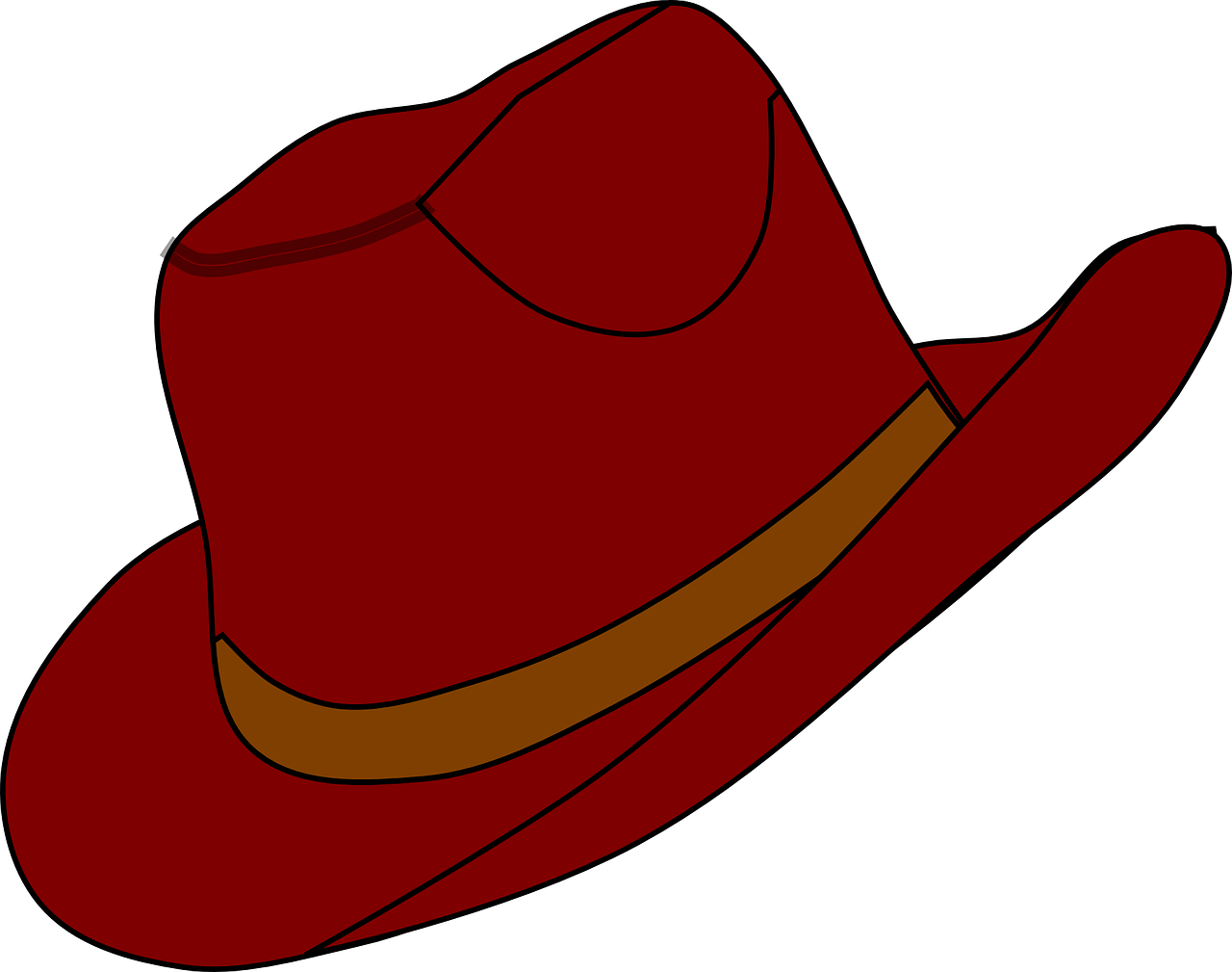 Hat Clip Art Black And White - Free Clipart Images