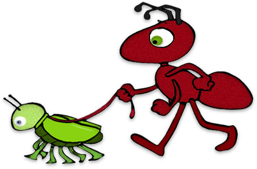 Ants cute clipart and cutting files on