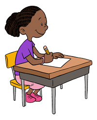 kids writing clipart – Clipart Free Download