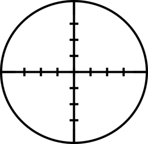 Gun Scope Bullseye Clipart