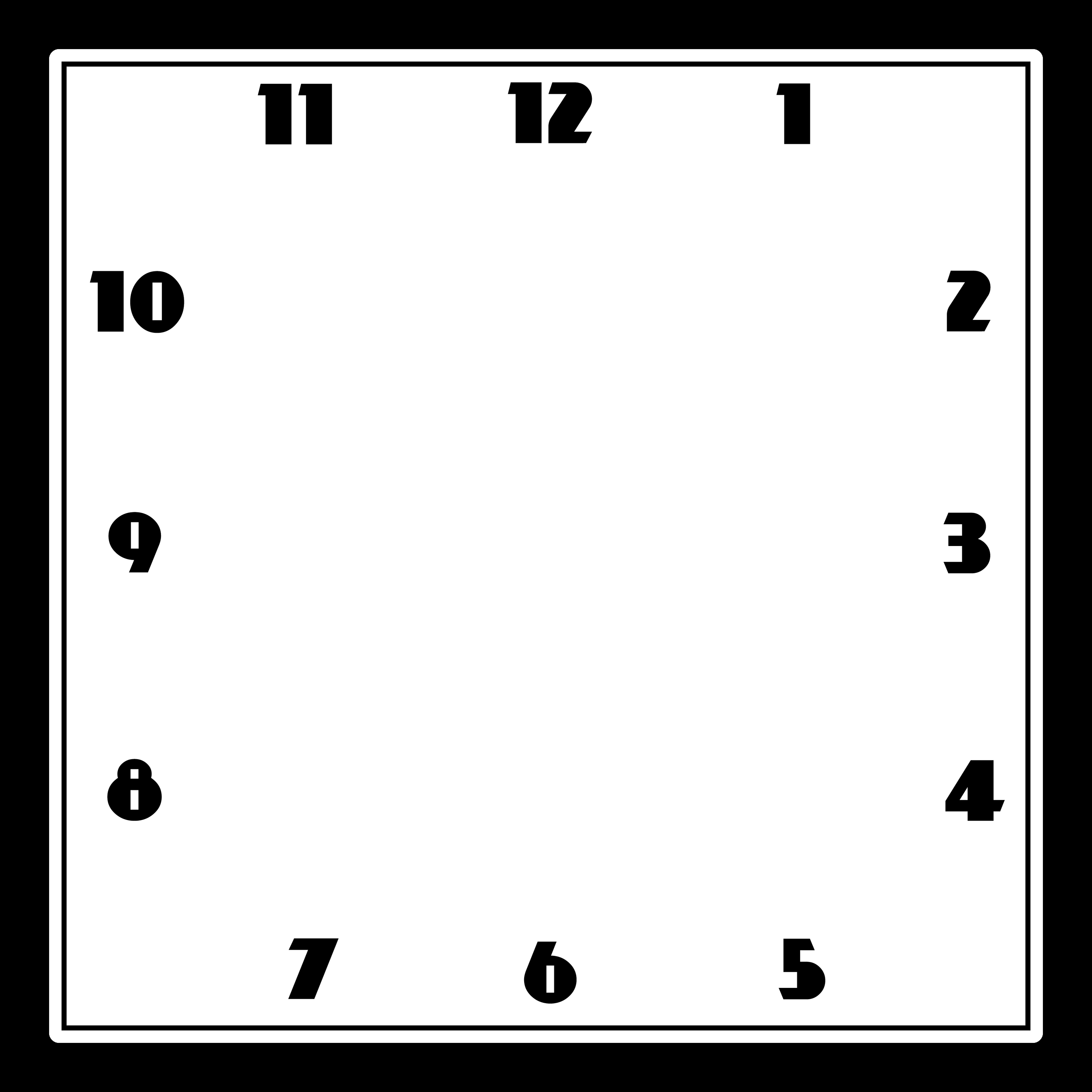 Blank Clock Face Template for Beginners | Kiddo Shelter