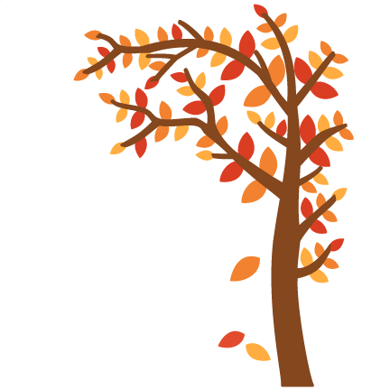 Cute Fall Tree Clipart