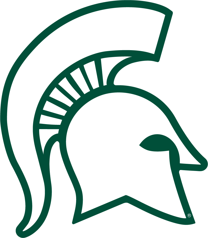 12" Spartan Head Vinyl Decal - White - WeSellSpirit.com