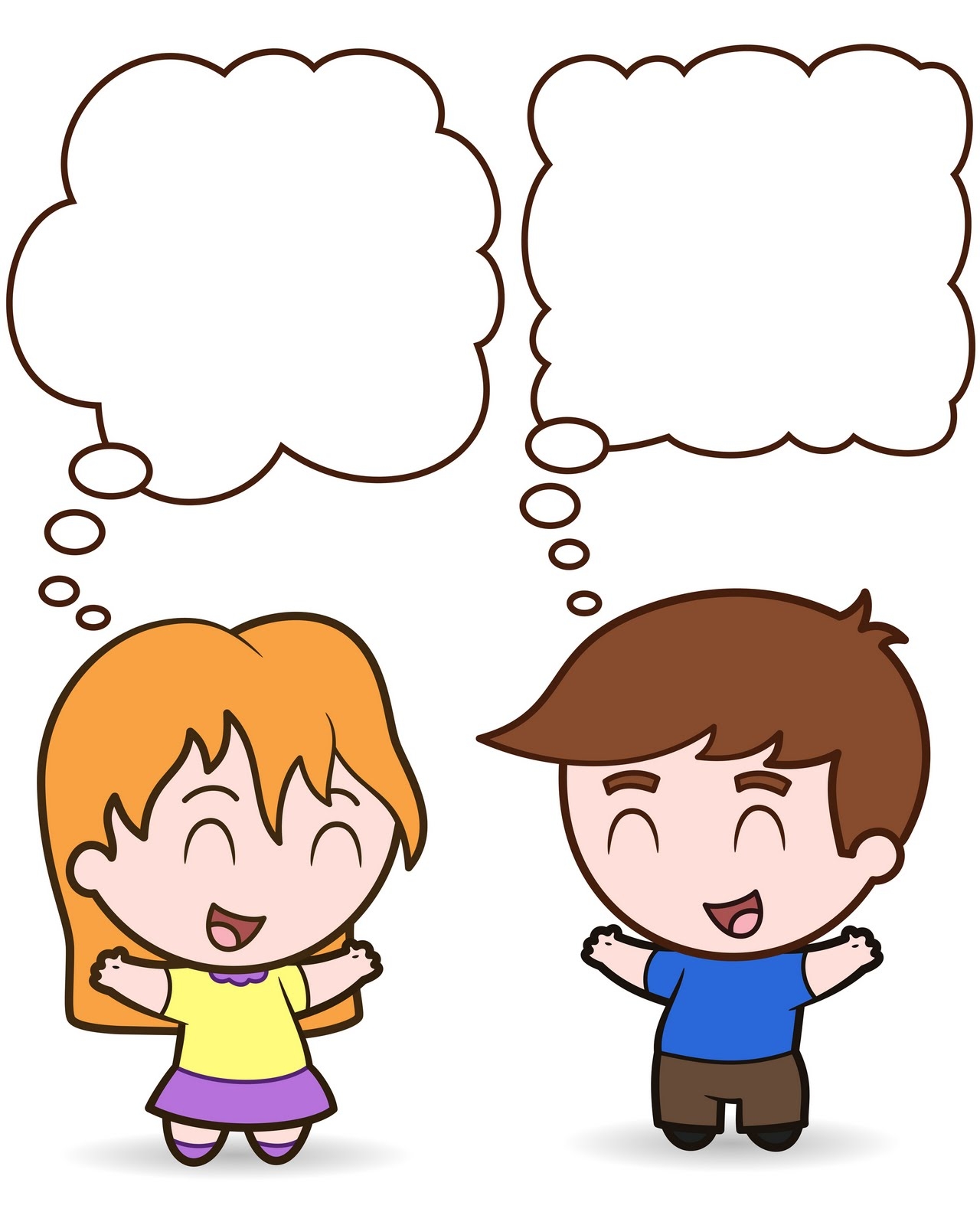 Kid Speaking Clipart