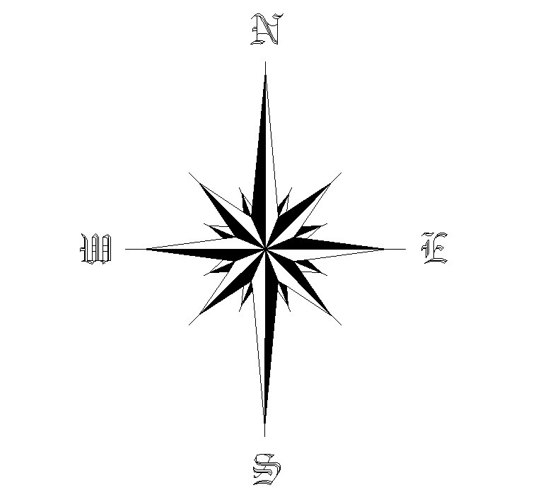 Free cad block north arrow - cadblocksfree -CAD blocks free
