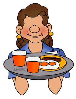 Free Food Service Clip Art by Phillip Martin