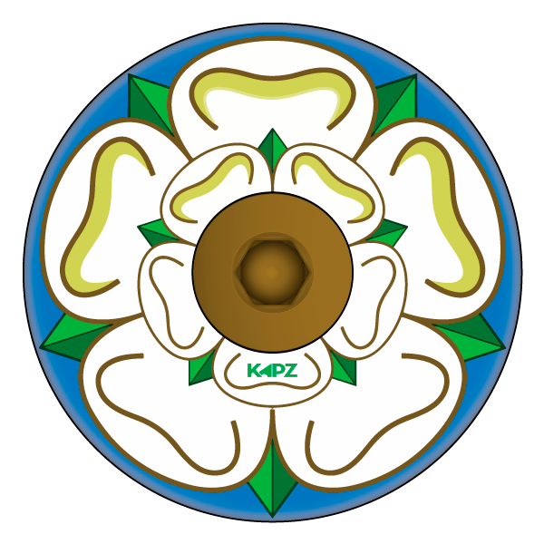 Yorkshire Rose Headset Cap