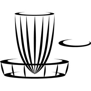 Vinyl Logo (8in Vinyl) - DG Accessories - DGA - Disc Golf