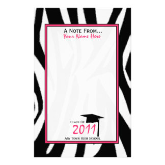 Pink Graduation Stationery Templates, Pink Graduation Custom ...