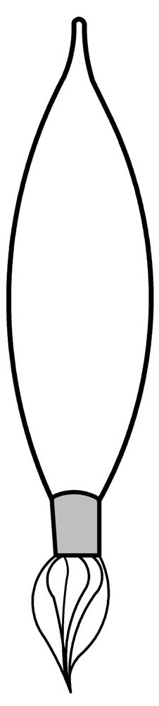 Paint Brush Colouring Page - ClipArt Best