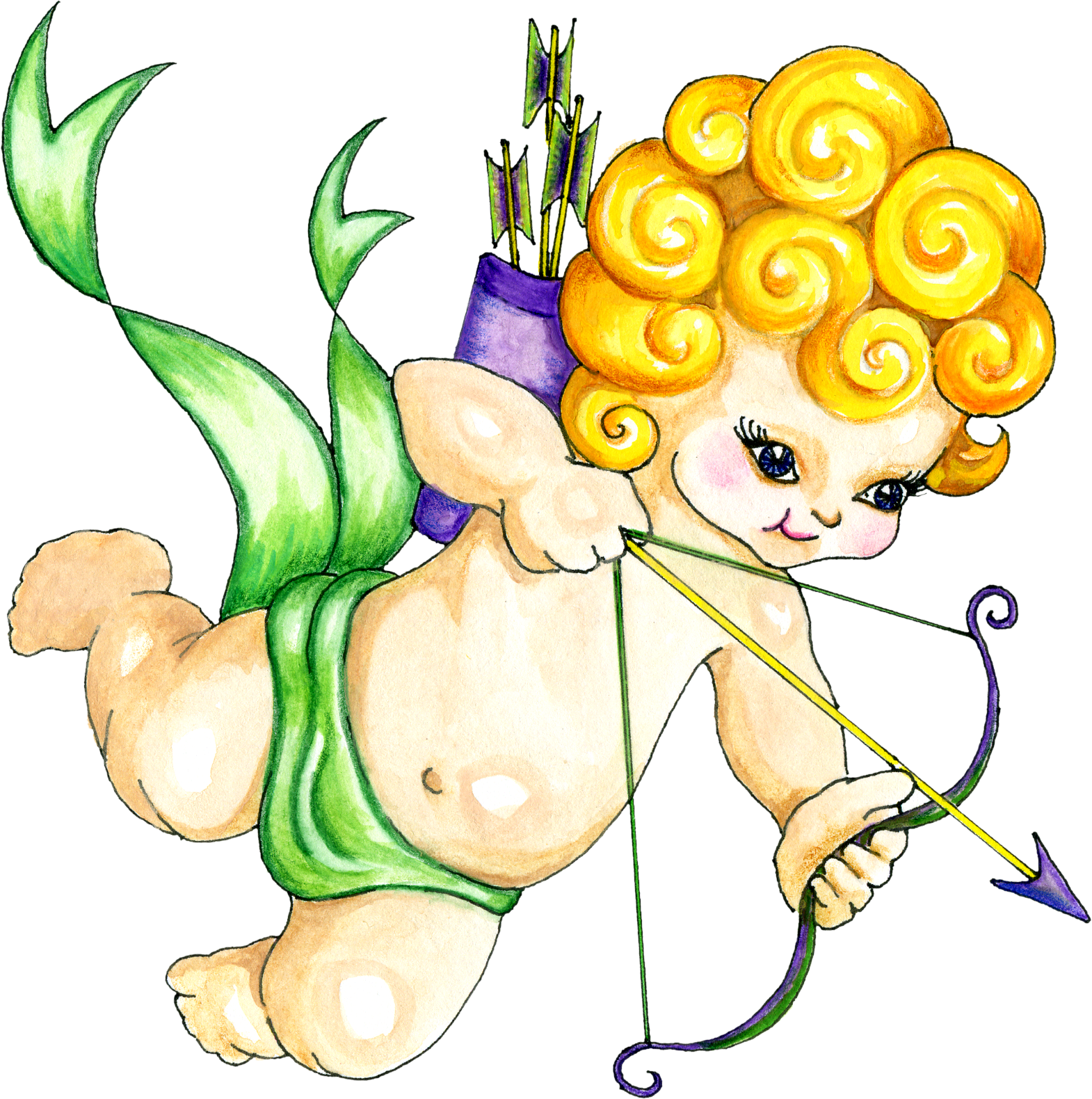 Free Cupid Graphic - Transparent PNG files and Paint Shop Pro Tubes