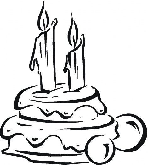 Cake coloring pictures | Super Coloring