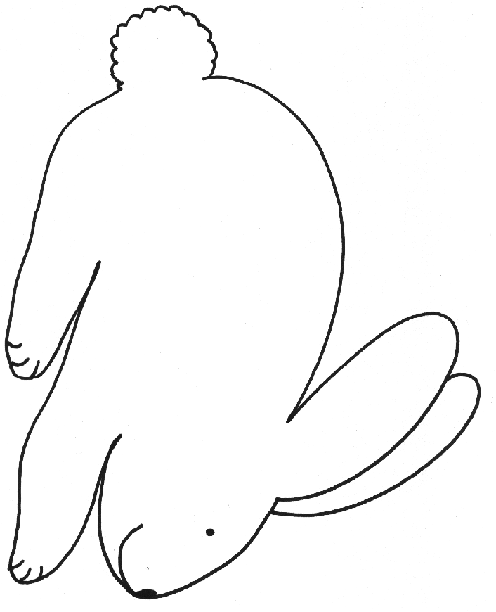 bunny outline
