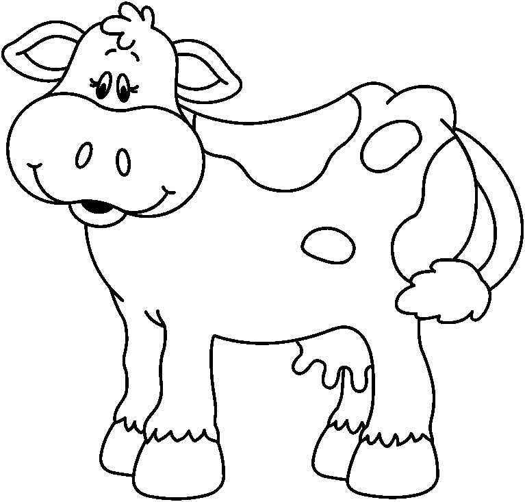 Cow Face Clip Art