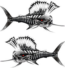 Skeleton Fishing Decals - ClipArt Best