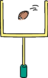 Football field goal clip art