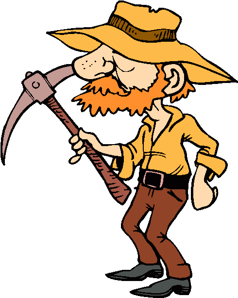 Gold Rush Miner Clipart - Clipartster