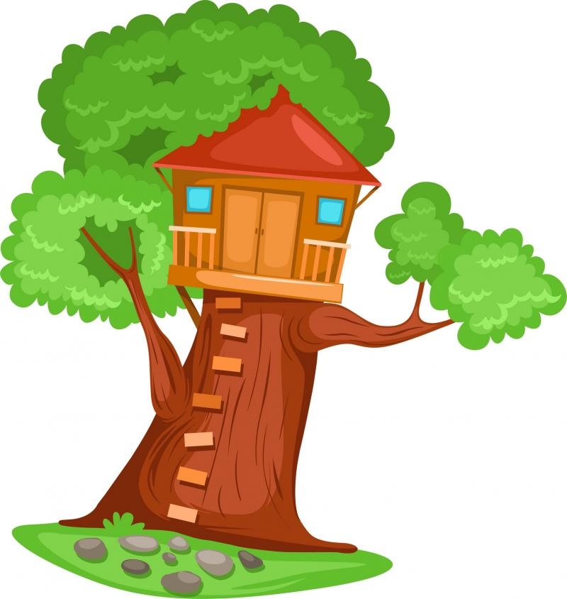 Tree House Clipart