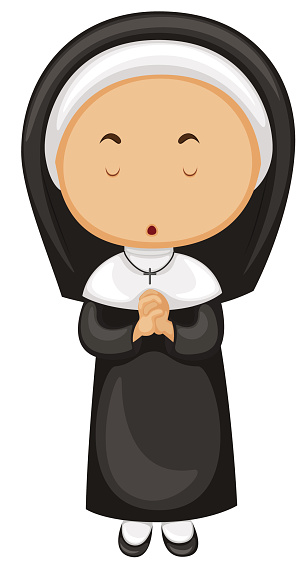 Nun Clip Art, Vector Images & Illustrations