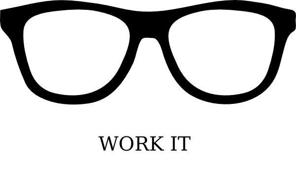 Geek glasses clipart