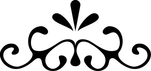Filigree border clipart free