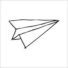 Paper airplane clipart free