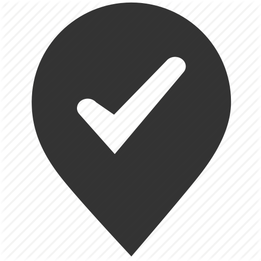 Allow, check, direction, location, map, marker, pin icon | Icon ...