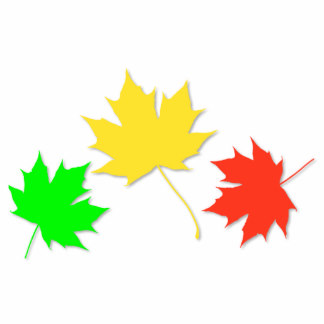 Fall Leaf Photo Statuettes, Cutouts & Sculptures | Zazzle
