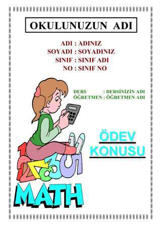 gÃ¼zel Ã¶dev kapaklarÄ± | Matematik Ã?dev KapaklarÄ±