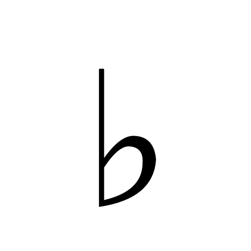 â?­ | music flat sign | DejaVu Sans, Book @ Graphemica