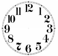 Clock Repair & Replacement Parts - Dials & Related - Paper Dials