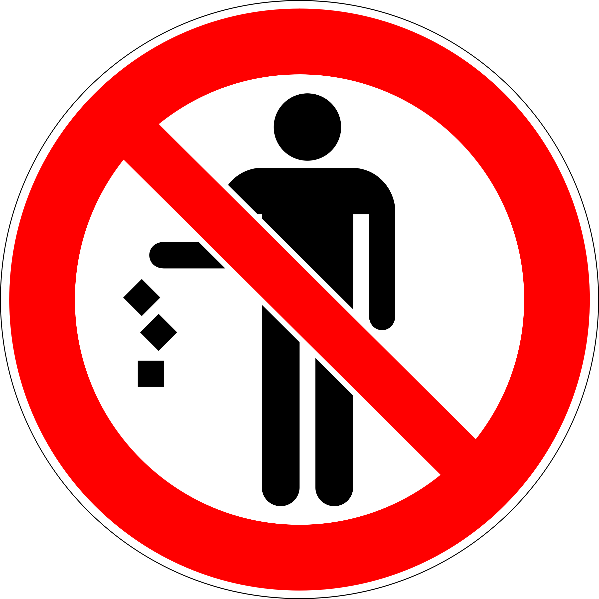 Dont litter clipart