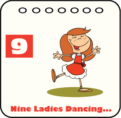 Cartoon Of The 12 Days Of Christmas Clip Art, Vector Images ...