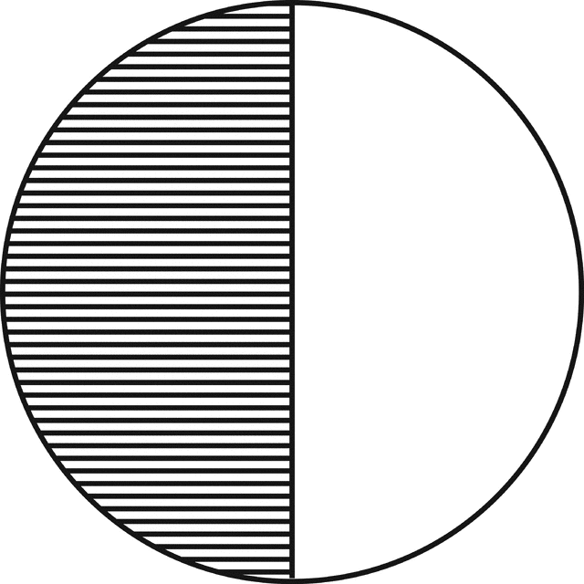 Half circle clip art