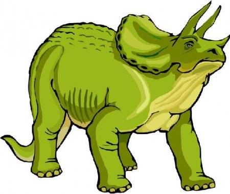 Triceratops Dinosaur Clipart