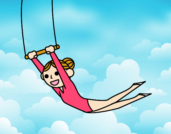 Dibujos de Trapecistas para Colorear - Dibujos.net