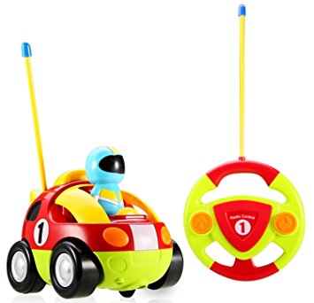 Amazon.com: Holy Stone RC Cartoon Race Car with Music and Lights ...