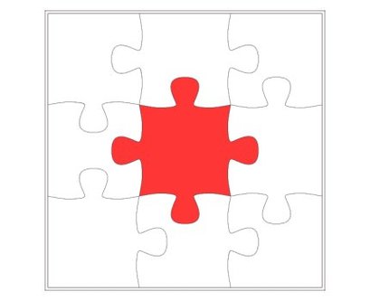 5 Piece Puzzle Template Clipart - Free to use Clip Art Resource
