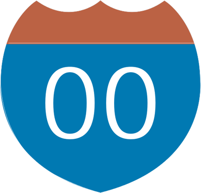 Interstate highway sign 2 - Mapping/Navigation - Vector ...