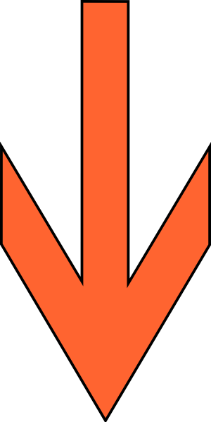 Down Arrow clip art - vector clip art online, royalty free ...